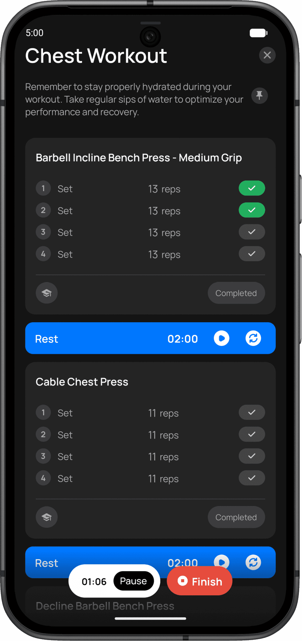 Active workout in Doo It!